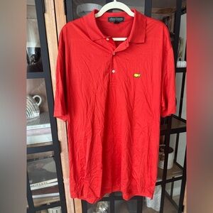 Masters golf polo shirt pima short sleeve augusta national 60s amen corner 2-ply